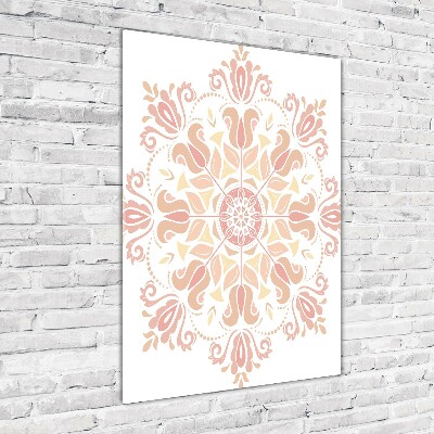 Verticale foto op glas Oosters patroon