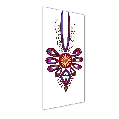 Verticale glasfoto Pools volkspatroon