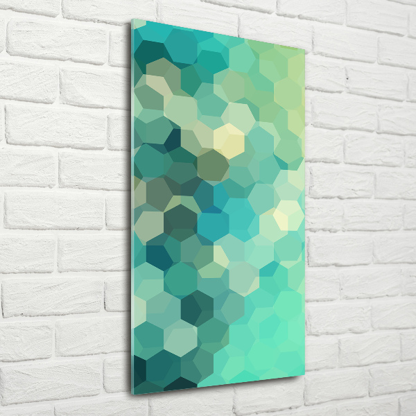 Verticaal glasschilderij Abstracte achtergrond