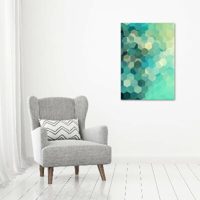 Verticaal glasschilderij Abstracte achtergrond