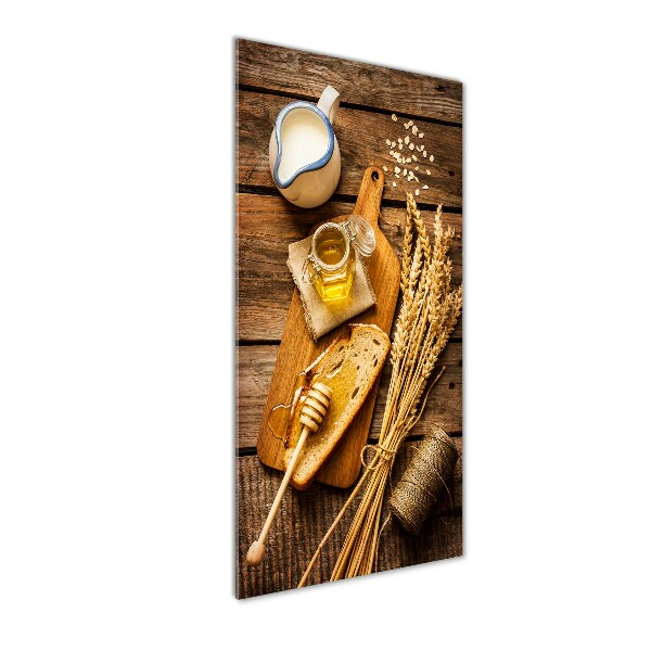 Verticale glasfoto Ontbijt