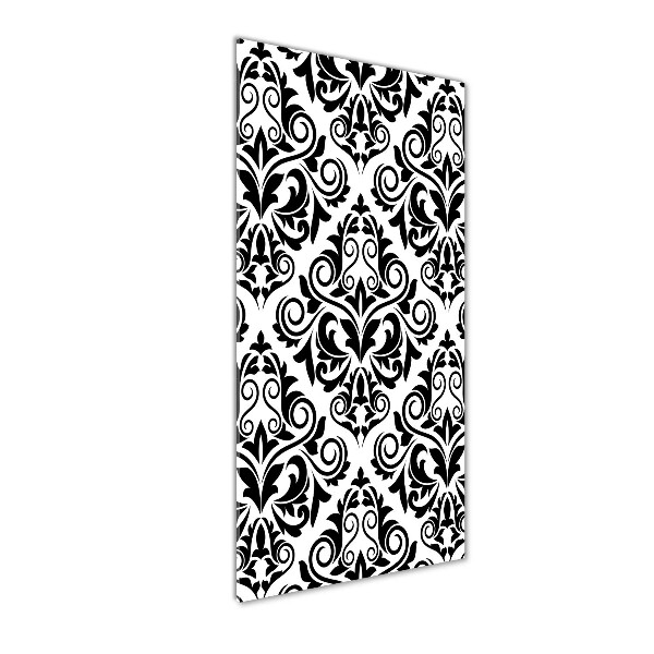 Verticale glasfoto Ornamenten