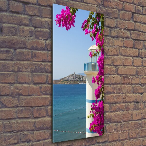 Verticale foto op glas Vuurtoren