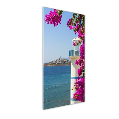 Verticale foto op glas Vuurtoren