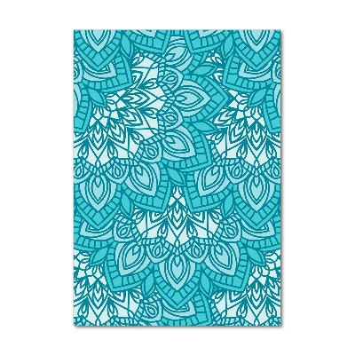 Verticale glasfoto Ornamenten