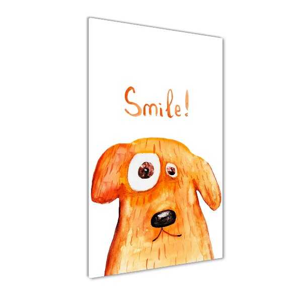 Verticale foto op glas Hond