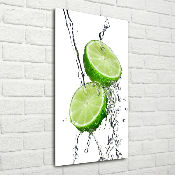 Verticale glasfoto Limoen