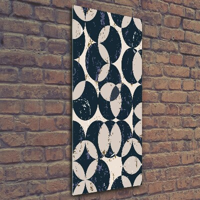 Verticale glasfoto Geometrische achtergrond