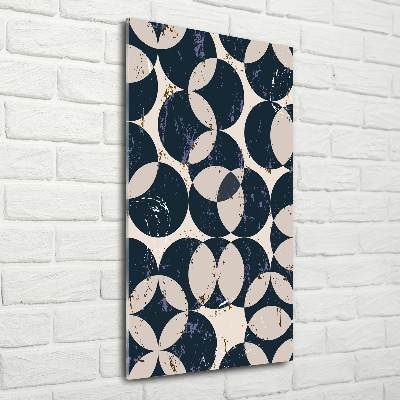 Verticale glasfoto Geometrische achtergrond