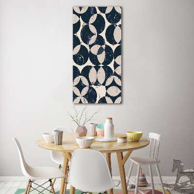 Verticale glasfoto Geometrische achtergrond