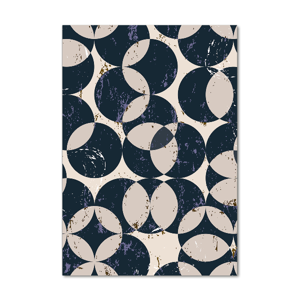 Verticale glasfoto Geometrische achtergrond