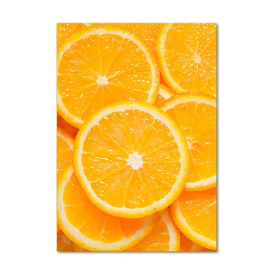Verticale foto op glas Sinaasappelschijfjes