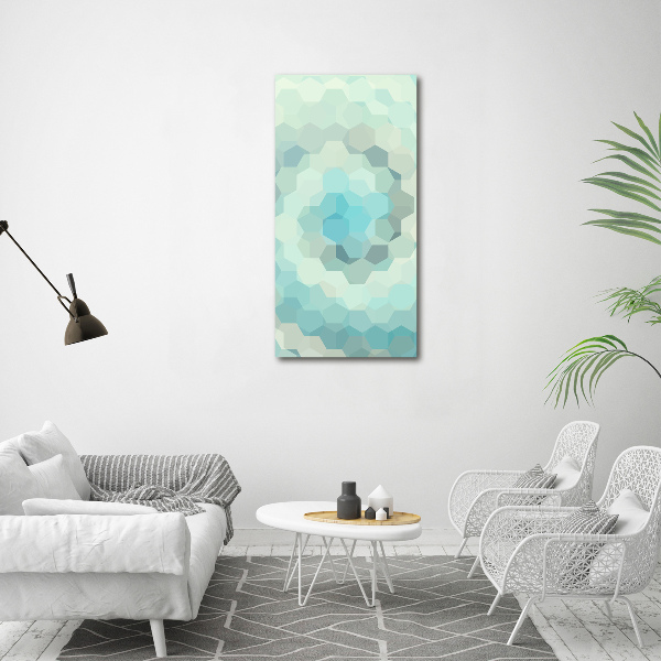 Verticale glasfoto Abstracte achtergrond