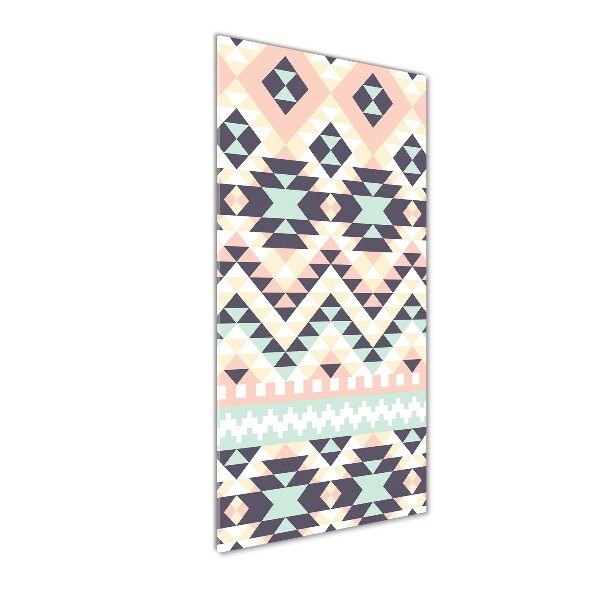 Verticaal glasschilderij Etnische achtergrond