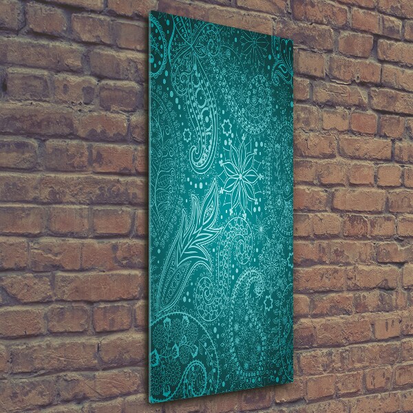 Verticale foto op glas Ornamenten