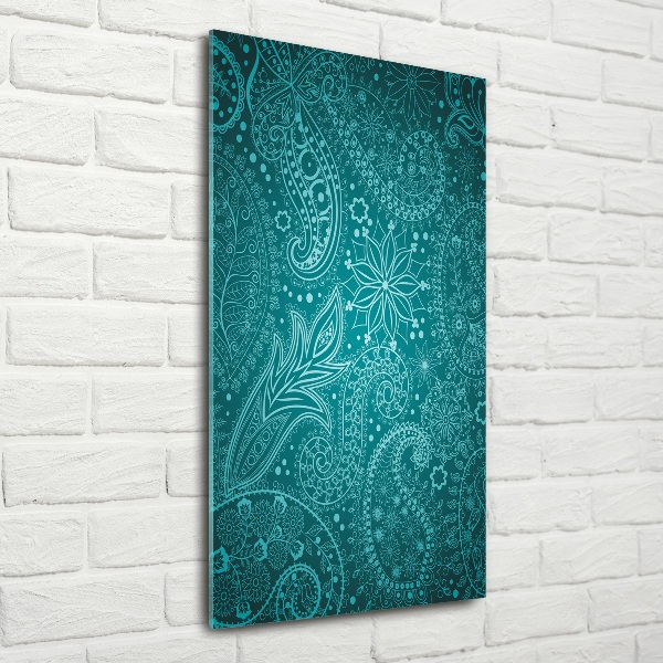 Verticale foto op glas Ornamenten