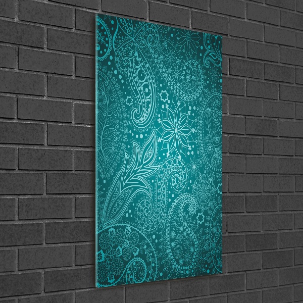 Verticale foto op glas Ornamenten