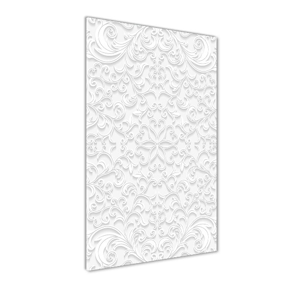 Verticale glasfoto Ornamenten