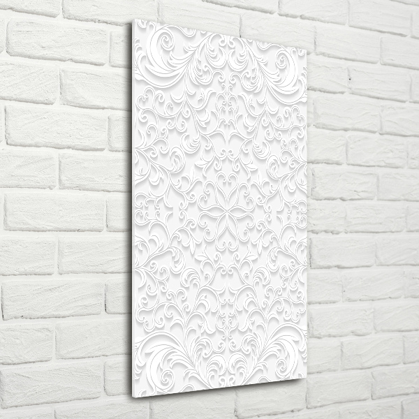 Verticale glasfoto Ornamenten