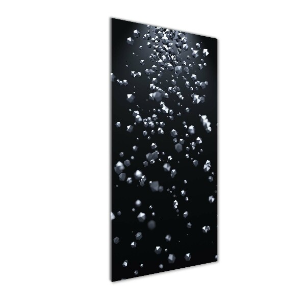 Verticale glasfoto 3D-abstractie