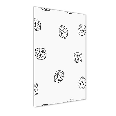 Verticale foto op glas Abstract patroon