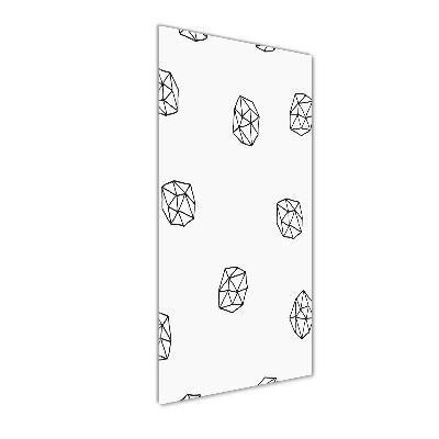 Verticale foto op glas Abstract patroon