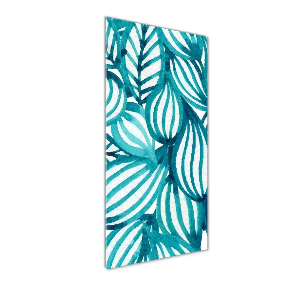 Verticale foto op glas Bladeren