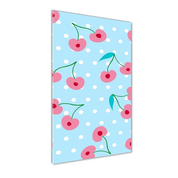 Verticale foto op glas Kersen