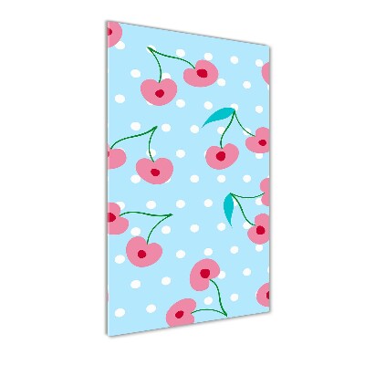 Verticale foto op glas Kersen