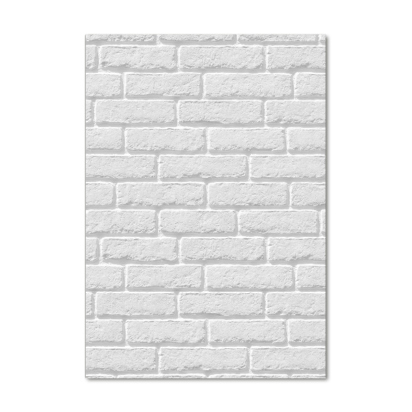 Verticale foto op glas Bakstenen muur