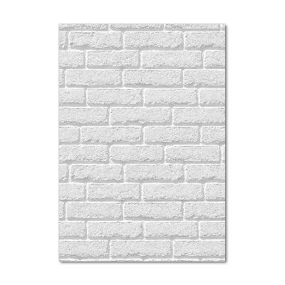 Verticale foto op glas Bakstenen muur