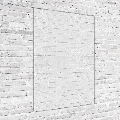 Verticaal glasschilderij Bakstenen muur
