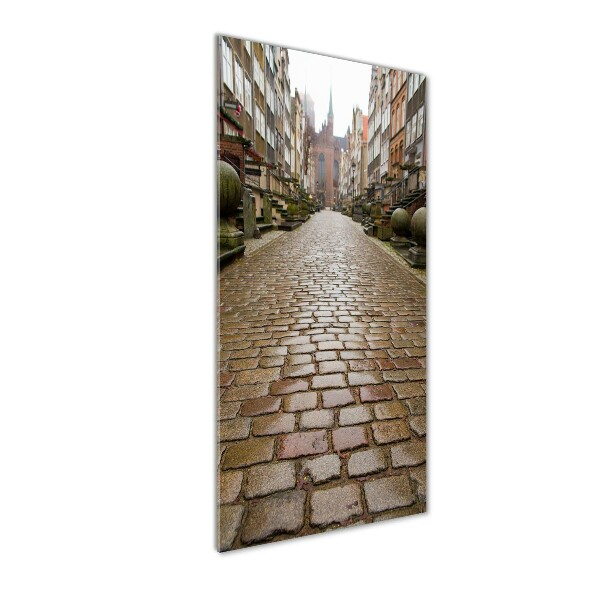 Verticale glasfoto Gdansk, Polen