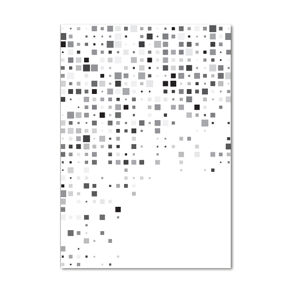 Verticale foto op glas Abstracte vierkanten