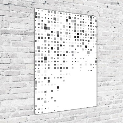 Verticale foto op glas Abstracte vierkanten