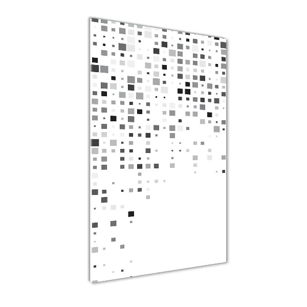 Verticale foto op glas Abstracte vierkanten