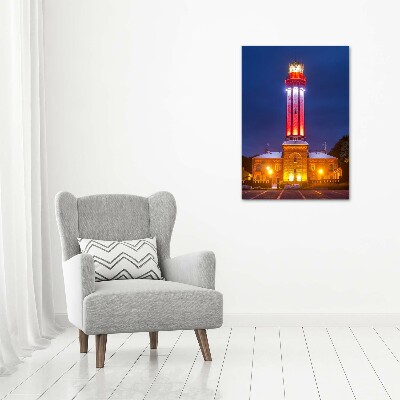 Verticale foto op glas Niechorze Polen