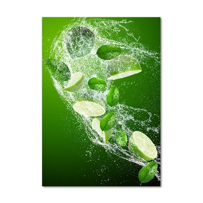 Verticale foto op glas Limoenen