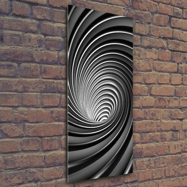 Verticale foto op glas Abstracte wervel