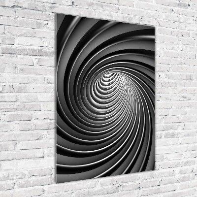 Verticale foto op glas Abstracte wervel