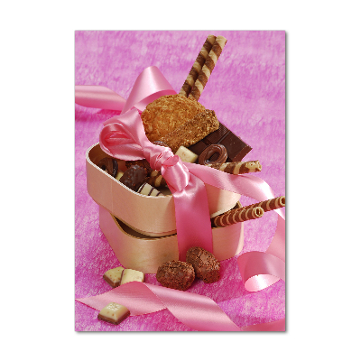 Verticale foto op glas Snoep