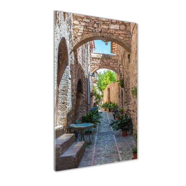 Verticale foto op glas Italiaanse straten