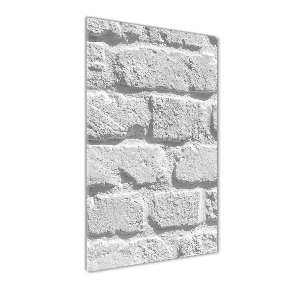 Verticale glasfoto Bakstenen muur
