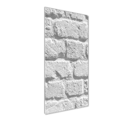 Verticale glasfoto Bakstenen muur