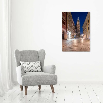 Verticaal glasschilderij Krakau, Polen