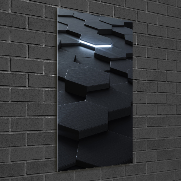 Verticale foto op glas Abstractie