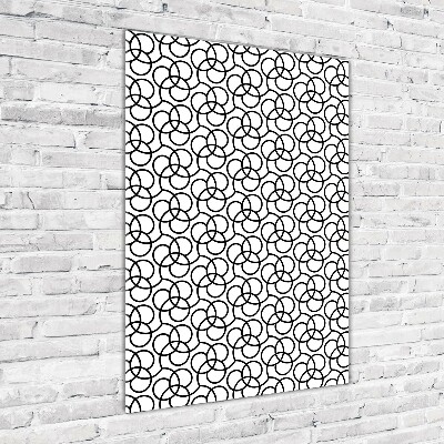 Verticale foto op glas Geometrische achtergrond