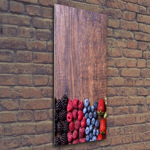 Verticale foto op glas Bosvruchten