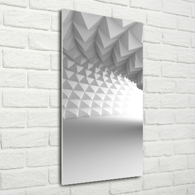 Verticale glasfoto Abstracte tunnel