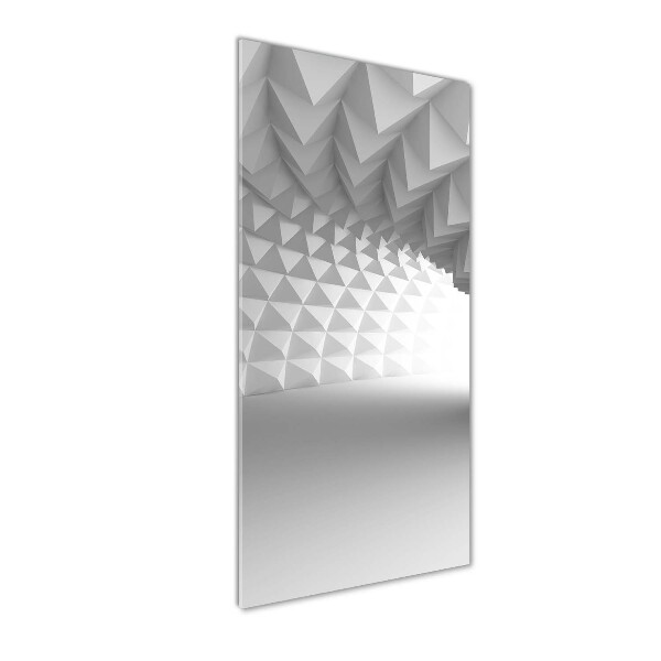 Verticale glasfoto Abstracte tunnel